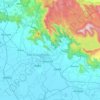 Mueang Nakhon Nayok topographic map, elevation, terrain