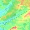 Herny topographic map, elevation, terrain