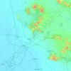 Mueang Lop Buri topographic map, elevation, terrain
