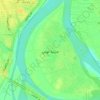 Jazirat Tuti topographic map, elevation, terrain
