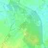 Northstowe topographic map, elevation, terrain