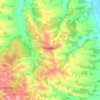 Pouylebon topographic map, elevation, terrain