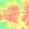 Fuentes de Andalucía topographic map, elevation, terrain