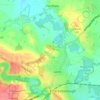 Scriven topographic map, elevation, terrain