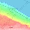 Mola di Bari topographic map, elevation, terrain