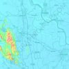 Ha Nam province topographic map, elevation, terrain
