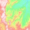 Vazante topographic map, elevation, terrain