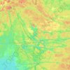 French River topographic map, elevation, terrain