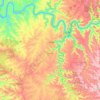 Nonoai topographic map, elevation, terrain