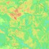 Labanoras eldership topographic map, elevation, terrain