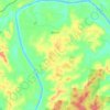 Electra topographic map, elevation, terrain