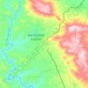 San Vicente Coatlán topographic map, elevation, terrain