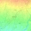 Bahadurganj topographic map, elevation, terrain
