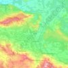powiat nowosolski topographic map, elevation, terrain
