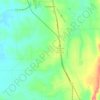 Livingstone topographic map, elevation, terrain