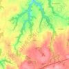 Plufur topographic map, elevation, terrain