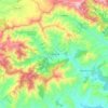 Nuñomoral topographic map, elevation, terrain