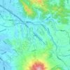 Gyokuto topographic map, elevation, terrain