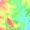 Ravna Dubrava topographic map, elevation, terrain