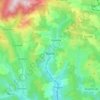 Slănic topographic map, elevation, terrain