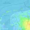 West Frisian Islands topographic map, elevation, terrain