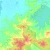 Rushworth topographic map, elevation, terrain