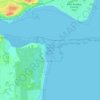Tentsmuir National Nature Reserve topographic map, elevation, terrain