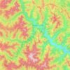 Brosteni topographic map, elevation, terrain