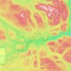 Area H (Canim Lake/Forest Grove) topographic map, elevation, terrain