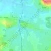 Yetminster topographic map, elevation, terrain