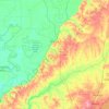 Yazoo County topographic map, elevation, terrain