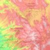 Sierra County topographic map, elevation, terrain