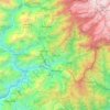 Pakyong topographic map, elevation, terrain