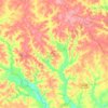 Glascock County topographic map, elevation, terrain