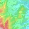 Allens Rivulet topographic map, elevation, terrain