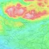 East Dunbartonshire topographic map, elevation, terrain