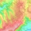 Headley Heath topographic map, elevation, terrain