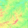Jaru topographic map, elevation, terrain
