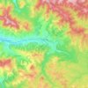 Lunca Ilvei topographic map, elevation, terrain