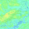 Hollywood topographic map, elevation, terrain