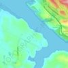 Rowella topographic map, elevation, terrain