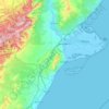 Montsià topographic map, elevation, terrain