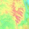Pituba topographic map, elevation, terrain