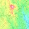 Princeton topographic map, elevation, terrain