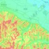 Općina Suhopolje topographic map, elevation, terrain