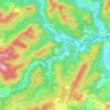 Thoiras topographic map, elevation, terrain