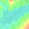 Lake Homs topographic map, elevation, terrain