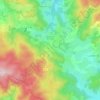 Saint-Priest-la-Prugne topographic map, elevation, terrain