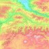 Almus topographic map, elevation, terrain