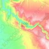 Black Canyon of the Gunnison Wilderness topographic map, elevation, terrain